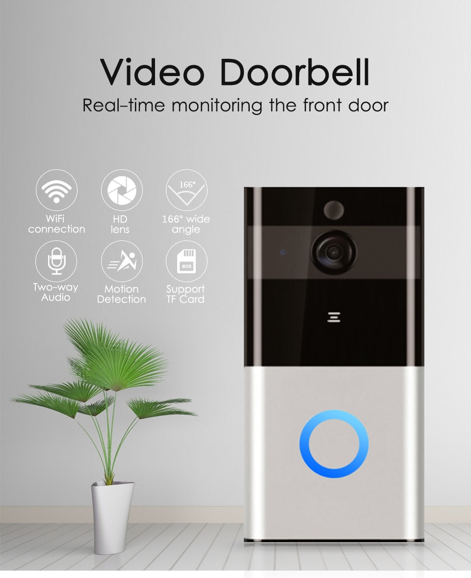 👉 Campanello Video WiFi con Telecamera HD – Controllo da Smartphone e Visione Notturna