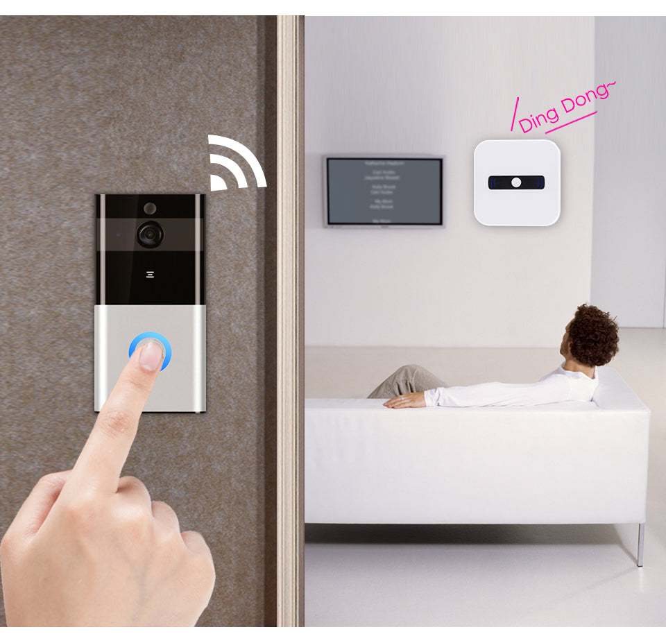 👉 Campanello Video WiFi con Telecamera HD – Controllo da Smartphone e Visione Notturna