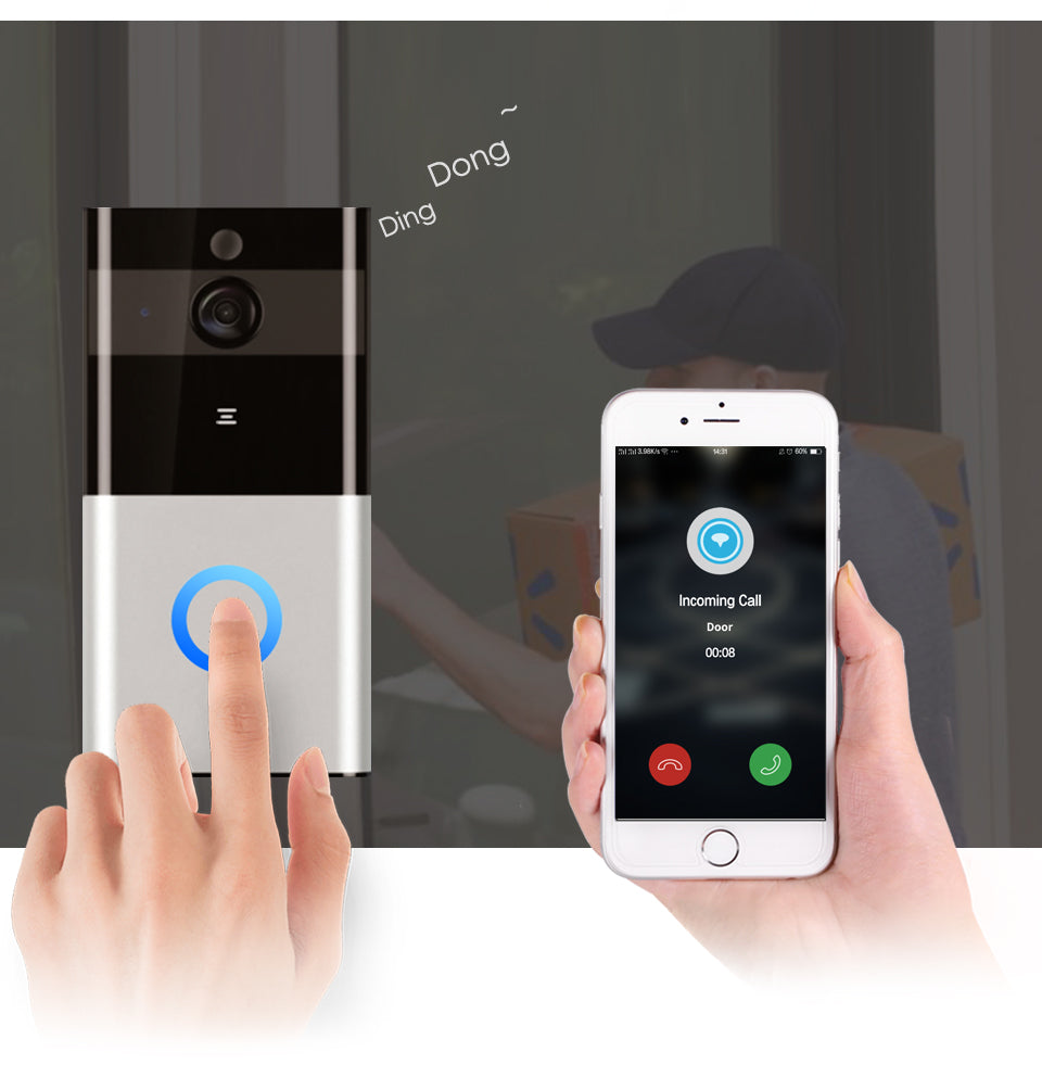👉 Campanello Video WiFi con Telecamera HD – Controllo da Smartphone e Visione Notturna