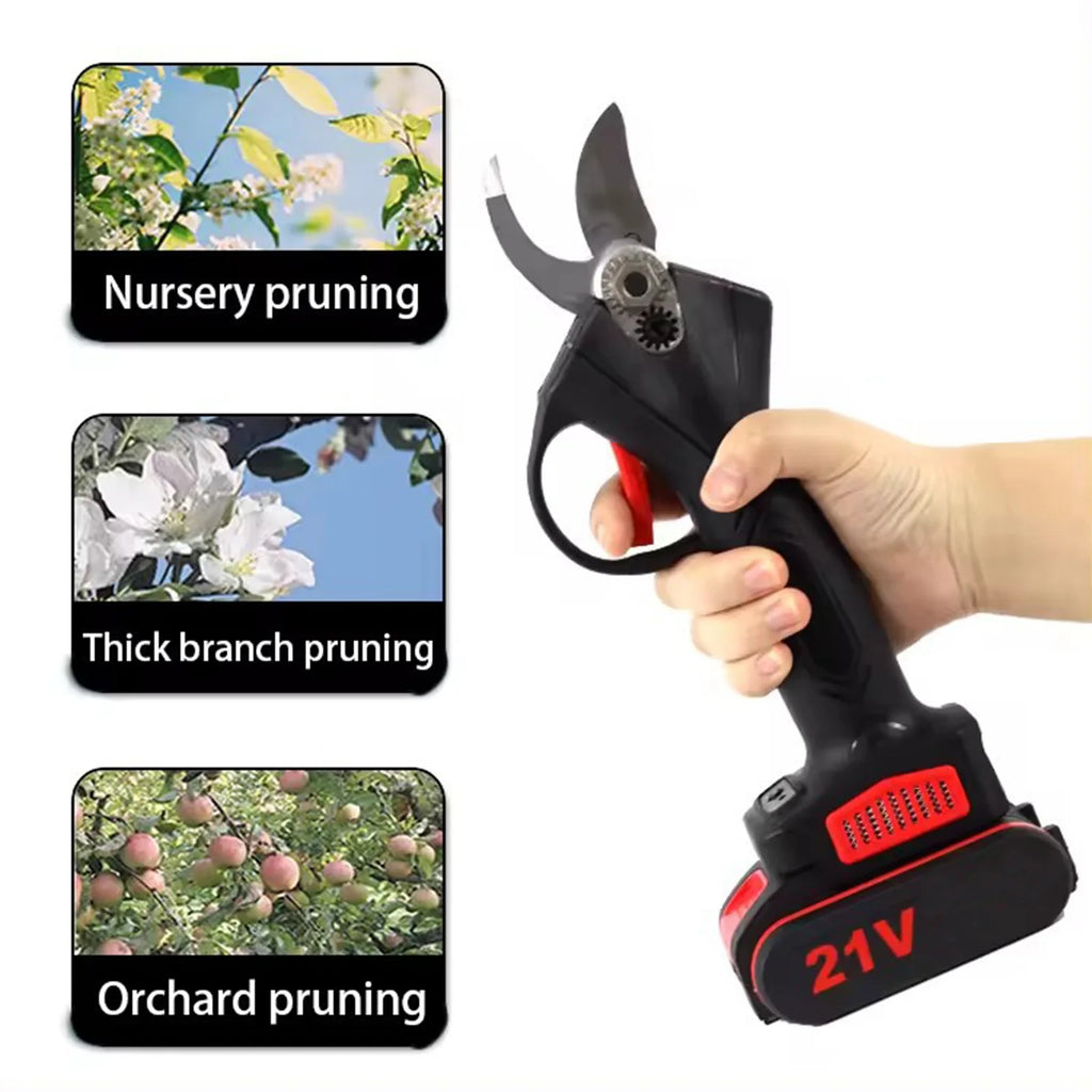👉 Forbice Elettrica da Potatura con Batteria – Taglio Facile e Veloce per Rami e Giardino