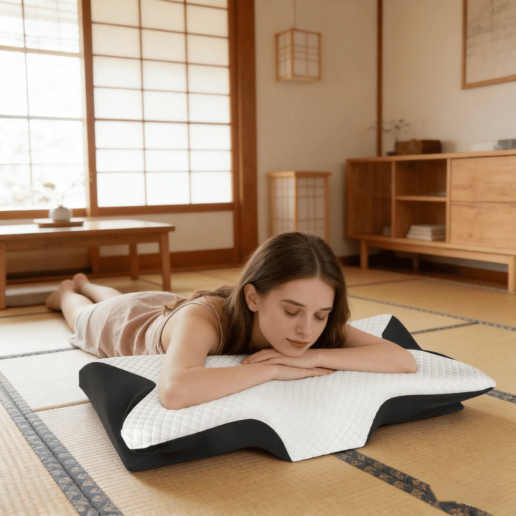 Cuscino Cervicale Ergonomico Memory Foam – Supporto Collo Anti Dolore, Sonno Profondo e Comfort Totale