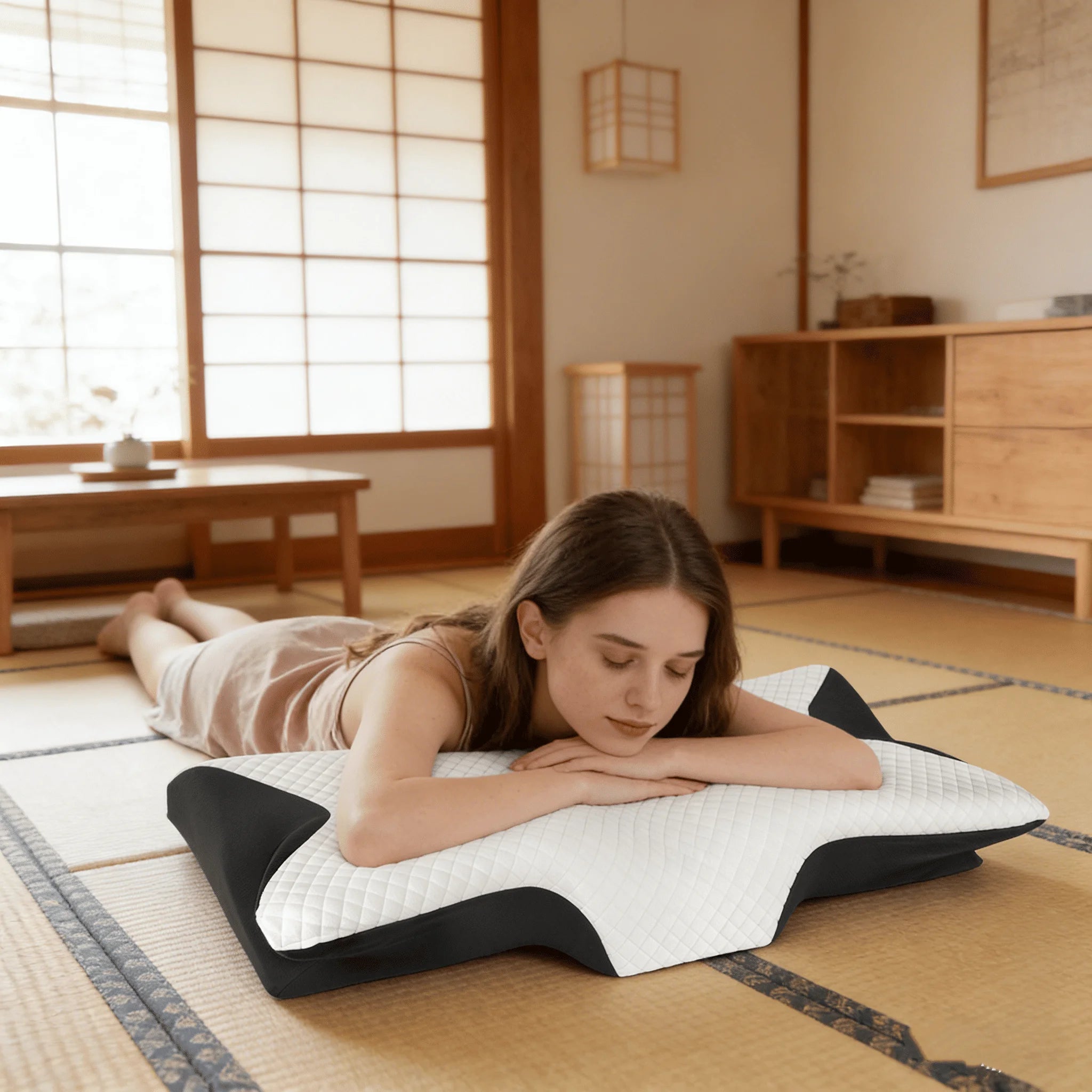 Cuscino Cervicale Ergonomico Memory Foam – Supporto Collo Anti Dolore, Sonno Profondo e Comfort Totale