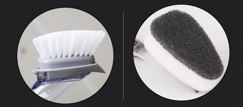 Spazzola Lavapiatti con Dispenser Sapone – Pulizia Veloce Senza Sforzo