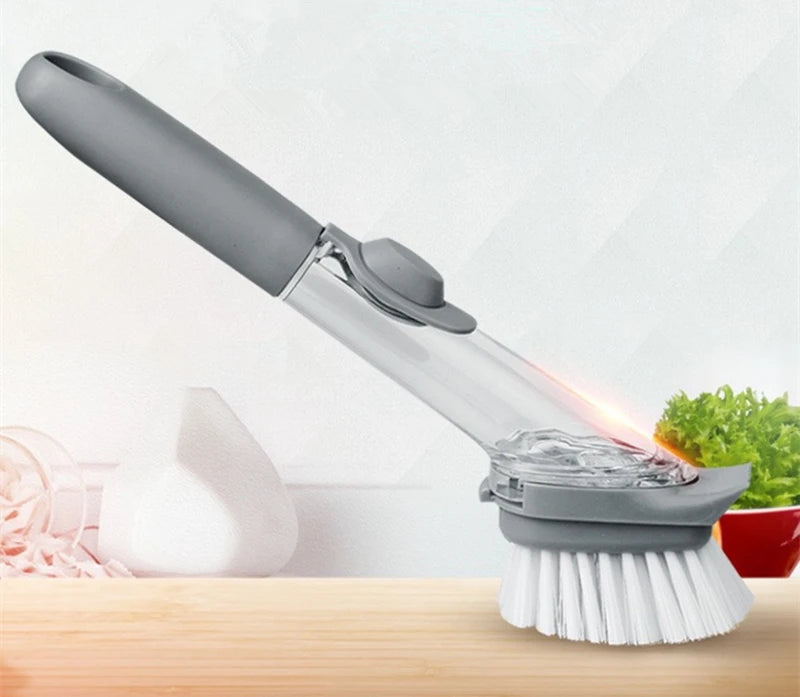 Spazzola Lavapiatti con Dispenser Sapone – Pulizia Veloce Senza Sforzo