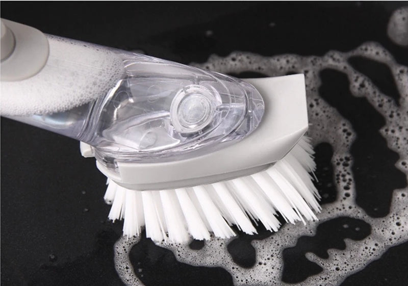 Spazzola Lavapiatti con Dispenser Sapone – Pulizia Veloce Senza Sforzo