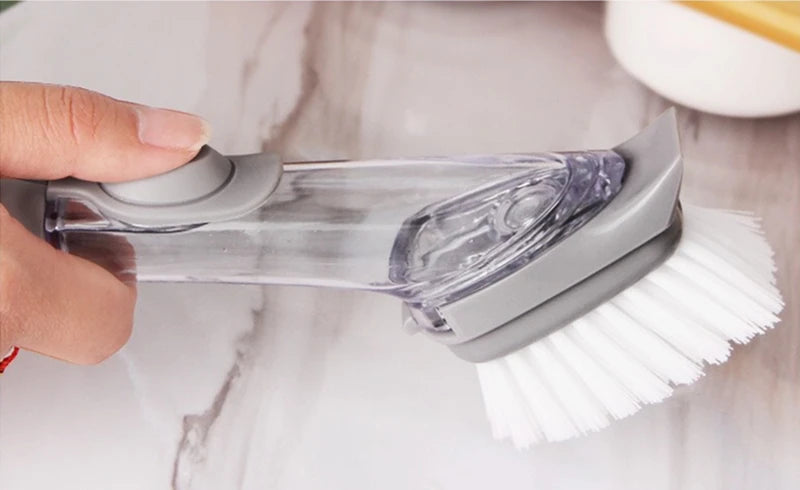 Spazzola Lavapiatti con Dispenser Sapone – Pulizia Veloce Senza Sforzo
