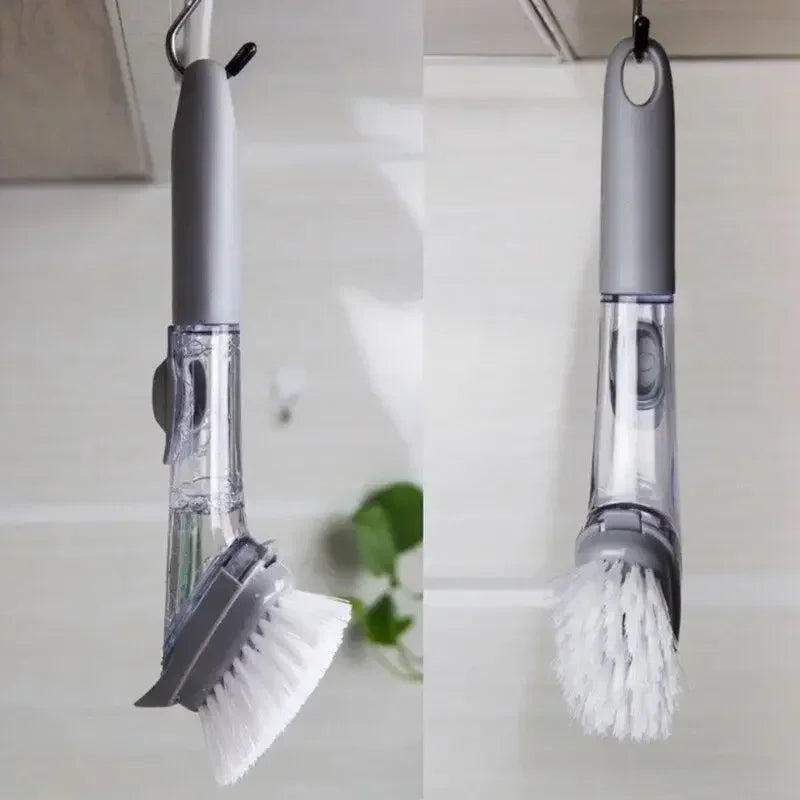 Spazzola Lavapiatti con Dispenser Sapone – Pulizia Veloce Senza Sforzo