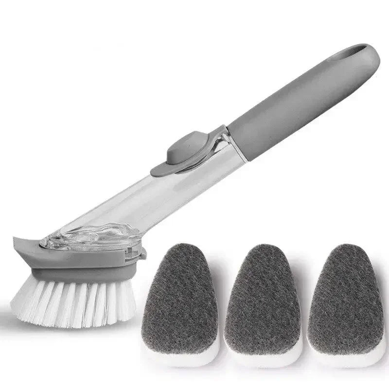 Spazzola Lavapiatti con Dispenser Sapone – Pulizia Veloce Senza Sforzo