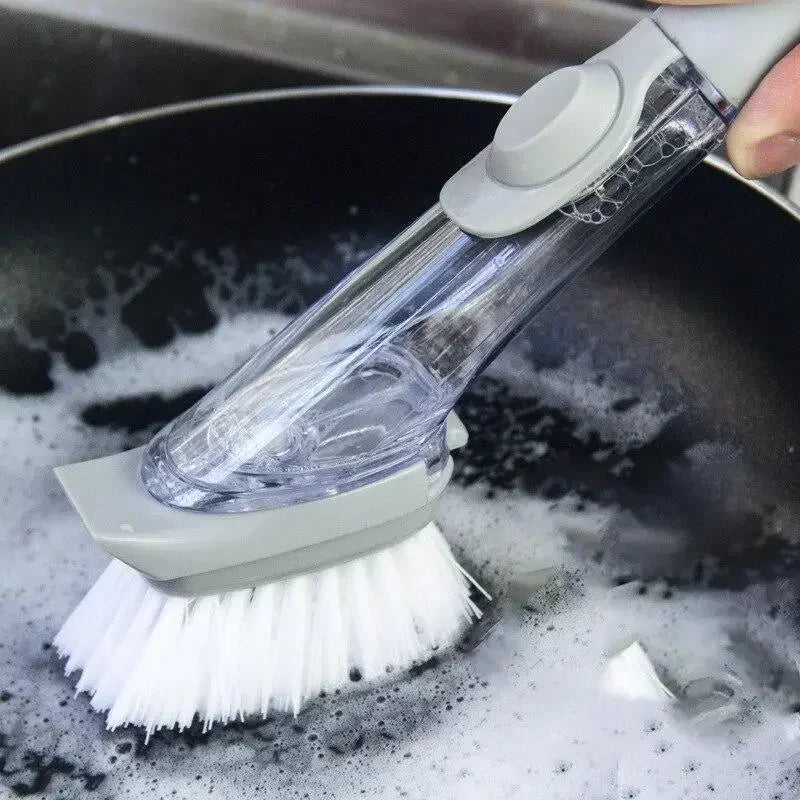 Spazzola Lavapiatti con Dispenser Sapone – Pulizia Veloce Senza Sforzo